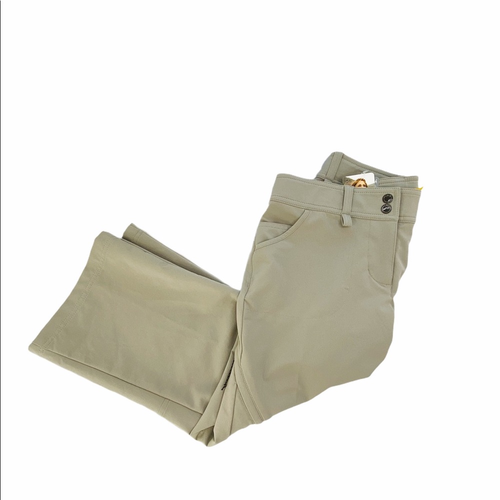 Lolë Explore Hiking Capri Pants Moisture Wicking Antibacterial Beige Size 6 NWT - Picture 10 of 10